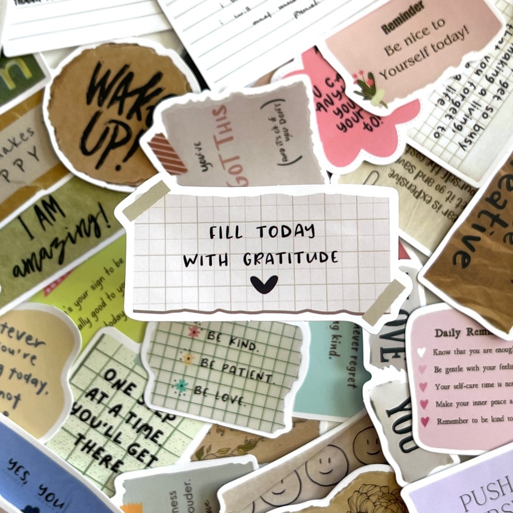 Pack of 50 You Are My Sunshine Inspirational Stickers